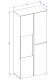 Witryna wysoka CROSS 3D 80cm zielona/czarna HELVETIA 8