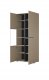 Helvetia Witryna wysoka CROSS 3D 80cm kongo/czarna HELVETIA 5