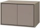 Szafka pod umywalkę nablatową GAJA 2D 78cm congo/czarna HELVETIA 1
