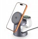 Ładowarka Tech-Protect TECH-PROTECT QI2.2-25W-A48 3IN1 MAGNETIC MAGSAFE WIRELESS CHARGER DARK GREY 2