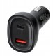 Ładowarka samochodowa Blue Star USB C + USB A QC3.0 PD AFC PPS SFC2.0 3A 63W czarna 2