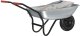 vidaXL Wózek Srebrny i czarny 133 x 62,5 x 58 cm Stal 3