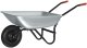 vidaXL Wózek Srebrny i czarny 133 x 62,5 x 58 cm Stal 7