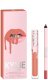 Set Kylie Cosmetics: By Kylie, Liquid Lipstick, 801, Queen, 3 ml + By Kylie, Pencil, Lip Liner, Queen, 1.1 g For Women 2