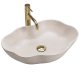 Umywalka nablatowa Rea Pearl Warm 1
