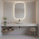 Umywalka nablatowa Rea Pearl Warm 6