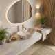 Umywalka nablatowa Rea Pearl Warm 9