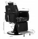Activeshop Gabbiano Fotel barberski Athena Czarny 13