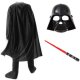 DARTH VADER: PELERYNA + MASKA + CZERWONY MIECZ ŚWIETLNY -DLA FANA STAR WARS 1