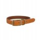 Obroża skórzana, L: 48-58 cm/25 mm, beżowy 1