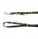 Smycz regulowana dla psa, zielona, wzór etniczny, taśma polipropylenowa, 10mm/220cm 2
