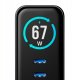 Ładowarka sieciowa 3MK InCharge Lumin PD 67W QC4+ PPS AFC FCP SCP USB-A 2xUSB-C TFT z wyświetlaczem czarny 2