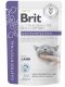 Brit VD Cat Pouch fillets in Gravy Gastrointest 12x85g 2