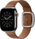 Apple Pasek do smartwatcha - 42mm - Rozmiar L - Caramel - do zegarka Hermes Series 7, Hermes Series 9, SE 3, Series 10, Series 11, Series 8, Series 9 2