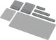 Fellowes Breyta grey Keyboard Wrist Support 47 cm 7