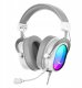Słuchawki studyjne nauszne Fifine H16W 7.1 White RGB 1