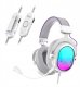 Słuchawki studyjne nauszne Fifine H16W 7.1 White RGB 2
