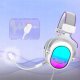 Słuchawki studyjne nauszne Fifine H16W 7.1 White RGB 5