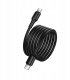 Kabel USB C do USB C Hoco 3A 60W 1 m X120 czarny 3