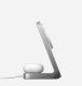 NOMAD Stand One - bezprzewodowa ładowarka Qi2,2 25W do dwóch urządzeń kompatybilna z MagSafe, 4 gen. (silver) 3