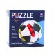 LeanToys Piłka Łamigłówka Zręcznościowa Logiczna Sensoryczna Dla Dzieci Pomarańczowa 5
