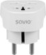 Savio SAVIO AP-06 Adapter podróżny, gniazdo globalne – wtyk EU 1