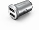 Swissten Metal Premium Car charger 2 x USB / 4.8A Silver 2