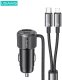 Ładowarka Usams Ładowarka samochodowa USAMS YT Series CC287 66W 1xUSB-A 1xUSB-C + kabel 2w1 USB-C/Lightning matowy 1