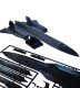 Model samolotu do składania SR-71 Blackbird Kit Card  karta-model 3D 1