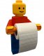 Uchwyt na papier toaletowy w Stylu Lego 34 cm oryginalna dekoracja łazienki 1