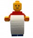Uchwyt na papier toaletowy w Stylu Lego 34 cm oryginalna dekoracja łazienki 5