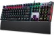 Klawiatura Aula F2058 KRGD Mechaniczna klawiatura do gier USB Vads 1.6m 108 macro pogas EN / RUS RGB Led szara 1