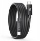 Orico Przewód Thunderbolt 5 USB-C 80Gbps, 240W, 8K@60Hz, 1,5m, czarny 2