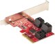 Kontroler StarTech .com PCIe karta kontrolera SATA - 6 Port SATA 3 karta rozszerzeń/kontroler - 6Gbit/s - pełno- i niskoprofilowa osłona - PCI Express kontroler/adapter dysków twardych (6P6G-PCIE-SATA-CARD) - kontroler pamięci - SATA 6Gb/s - niskoprofilow 3
