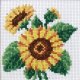 Haft krzyżykowy - Słoneczniki 1