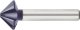 Pogłębiacz stożk.DIN335C HSS, 90st.,3-pow.chwyt 20,5mm TiAlN z 4 z nierów.podz. 1