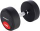 UnderFit Hantla gumowana 17,5 kg UNDERFIT do ćwiczeń siłowych fitness 1