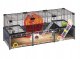 Ferplast FERPLAST Stor Hamsterbur - Musebur & Hamsterhus - Metalnet - z akcesoriami - modułowy - Multipla Hamster, 107,5 x 37,5 x h 42 CM 1