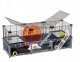 Ferplast FERPLAST Stor Hamsterbur - Musebur & Hamsterhus - Metalnet - z akcesoriami - modułowy - Multipla Hamster, 107,5 x 37,5 x h 42 CM 4