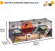 Ferplast FERPLAST Stor Hamsterbur - Musebur & Hamsterhus - Metalnet - z akcesoriami - modułowy - Multipla Hamster, 107,5 x 37,5 x h 42 CM 5