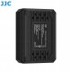 Ładowarka do aparatu JJC Potrójna Ładowarka Usb Na 3x Akumulator Bateria Db-120 Db120 Do Ricoh Gr Iv / Dch-db120tc 4