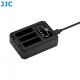 Ładowarka do aparatu JJC Potrójna Ładowarka Usb Na 3x Akumulator Bateria Db-120 Db120 Do Ricoh Gr Iv / Dch-db120tc 5