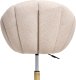 Krzesło obrotowe ANNABELLE Boucle Beżowy 6