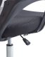 Krzesło biurowe regulowane czarno-białe SOLID 9