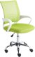 Krzesło biurowe regulowane limonkowe SOLID 1