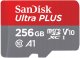 SanDisk microSDXC Ultra PLUS 256GB (A1/UHS-1/Cl.10/160MB/s) + Adapter 1