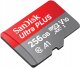 SanDisk microSDXC Ultra PLUS 256GB (A1/UHS-1/Cl.10/160MB/s) + Adapter 2