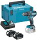 Wiertarko-wkrętarka Makita DHP485RTJ 18 V 2 x akumulator 5 Ah 1