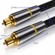 PremiumCord kabel audio optyczny Toslink, OD:7mm, Gold-metal design + Nylon, 0.5m 4