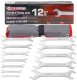 Forcekraft Zestaw kluczy płaskich 12el. (6-32mm) na płachcie 1